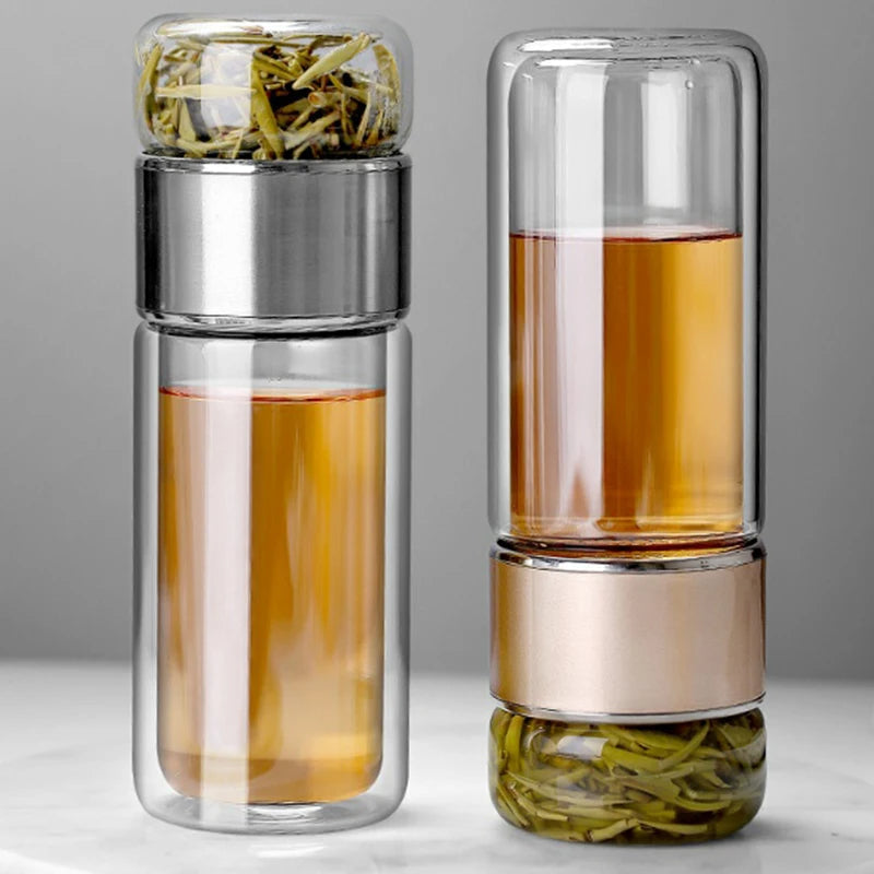430ml Borosilicate Glass Double Layer Tea Infuser - product image 1