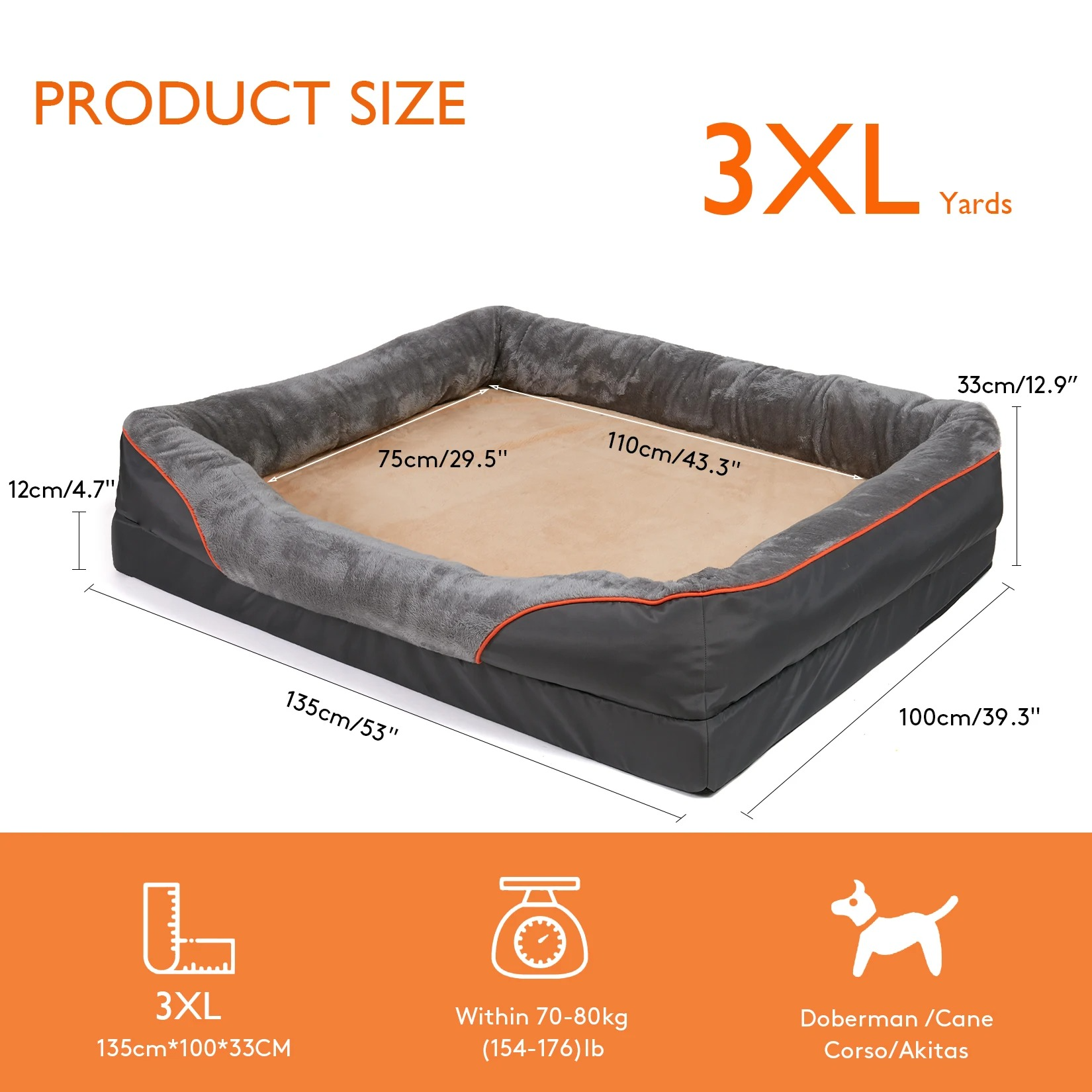 Orthopedic Dog Bed - product detail 10