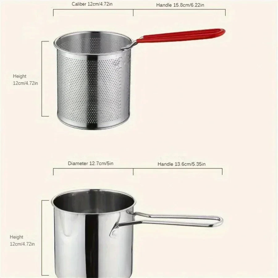 1200ML Deep Fryer Pot with Strainer - product image 4