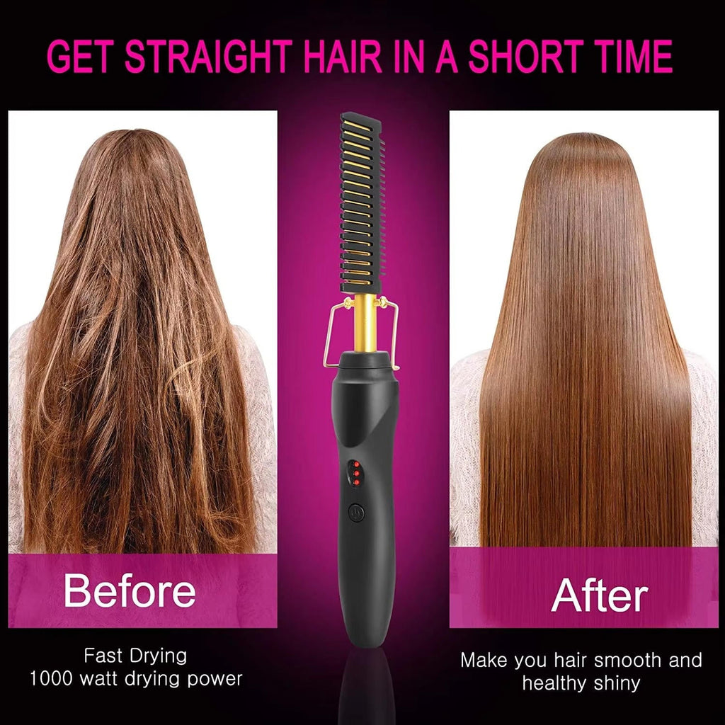 Hot Comb For Black Hair Thick And Coarse Hair - product detail 2