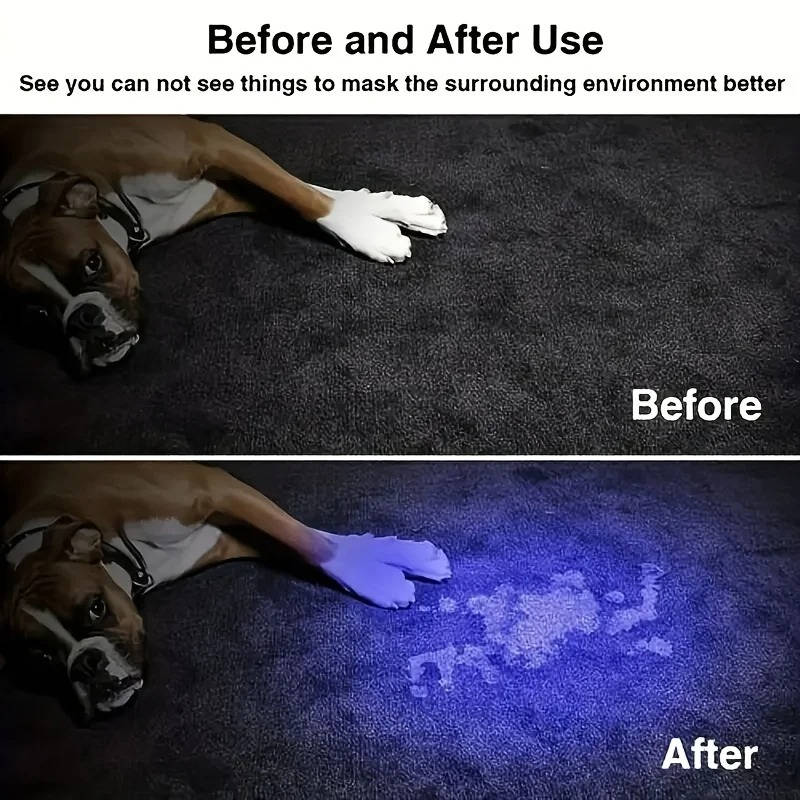 Rechargeable Ultraviolet UV Flashlight - product detail 2