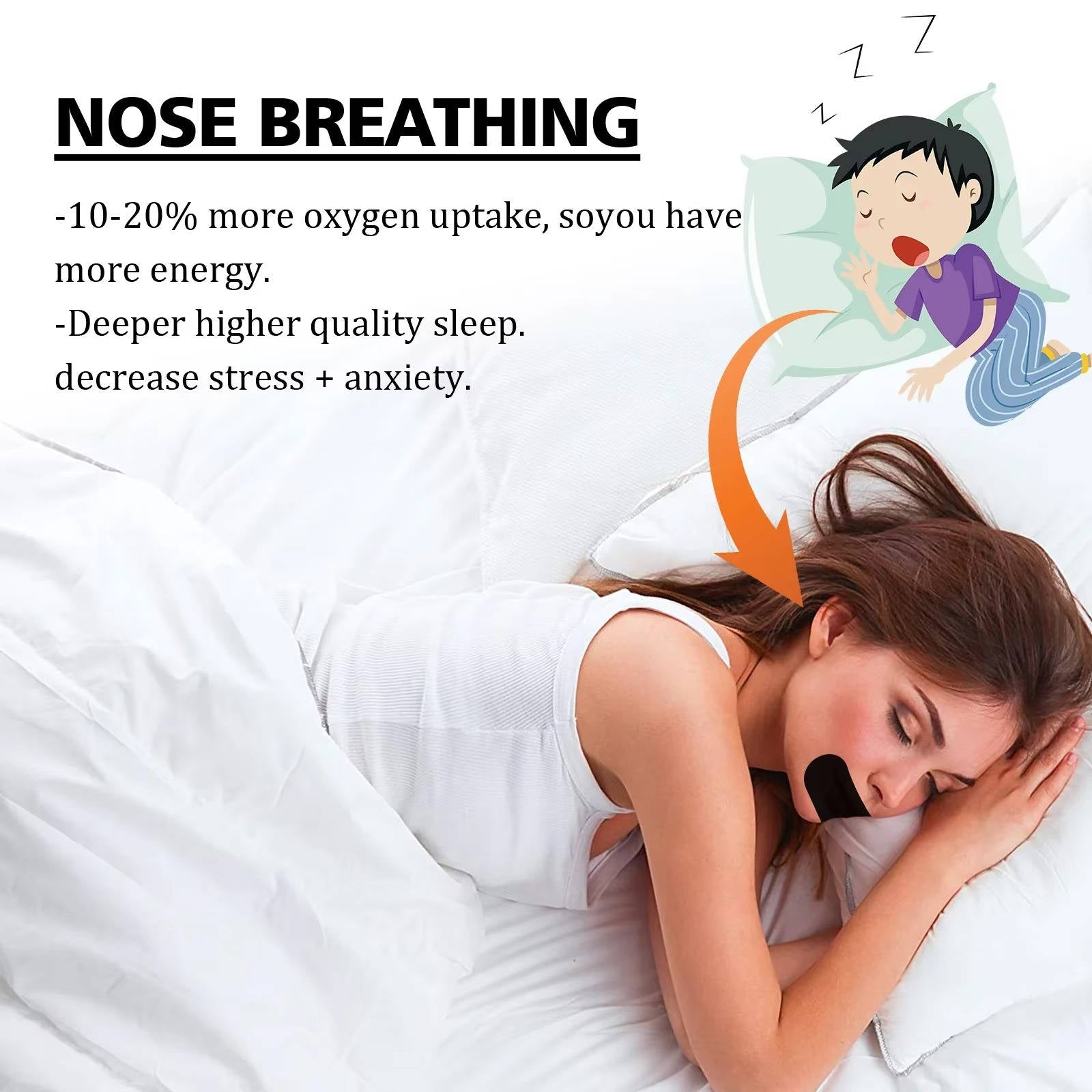 Mouth Tapes Anti Snoring - product detail 3