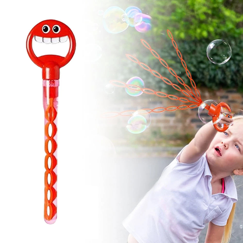 32 Hole Smiling Face Bubble Wand (Random Color) - product image 1