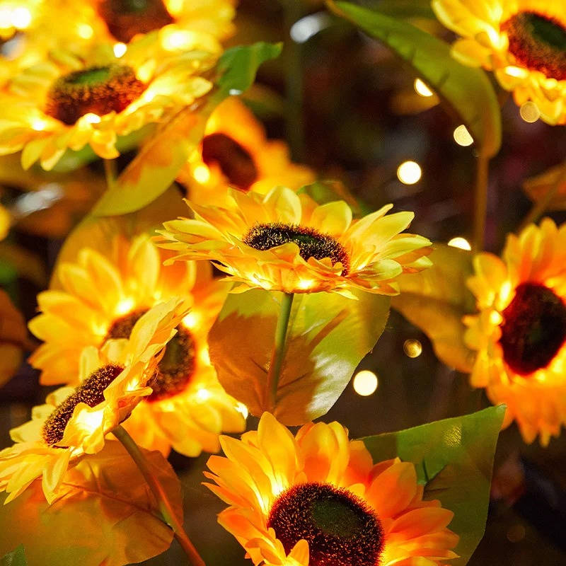 Outdoor Solar Simulation Sunflower Light - product detail 5