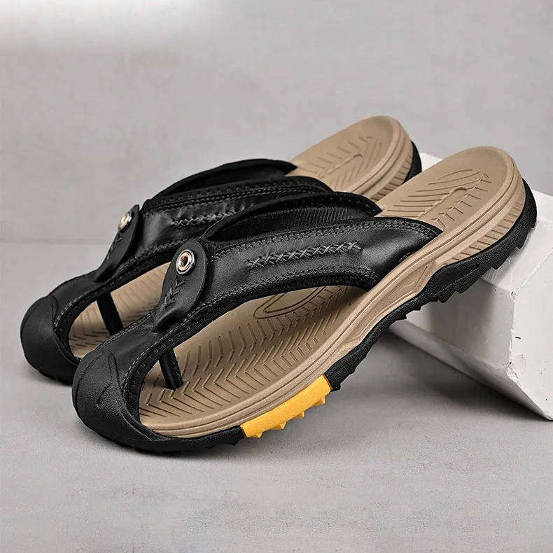 Water Resistant & Lightweight Toe Flip Flops for Men - product detail 6