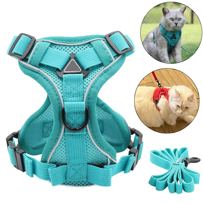 Reflective Cat Harness and Leash Set - product detail 5