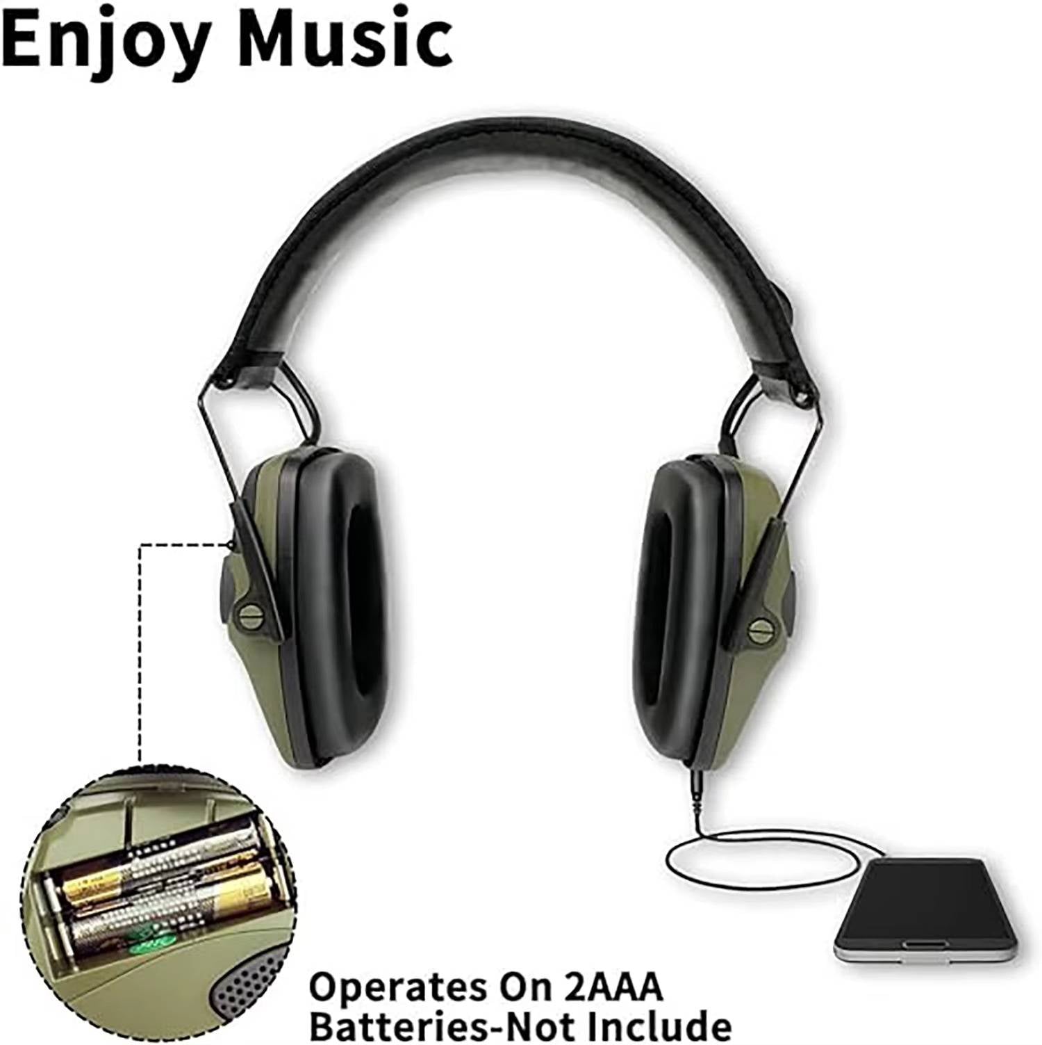 Noise Cancelling Ear Muffs For Shooting - product detail 6
