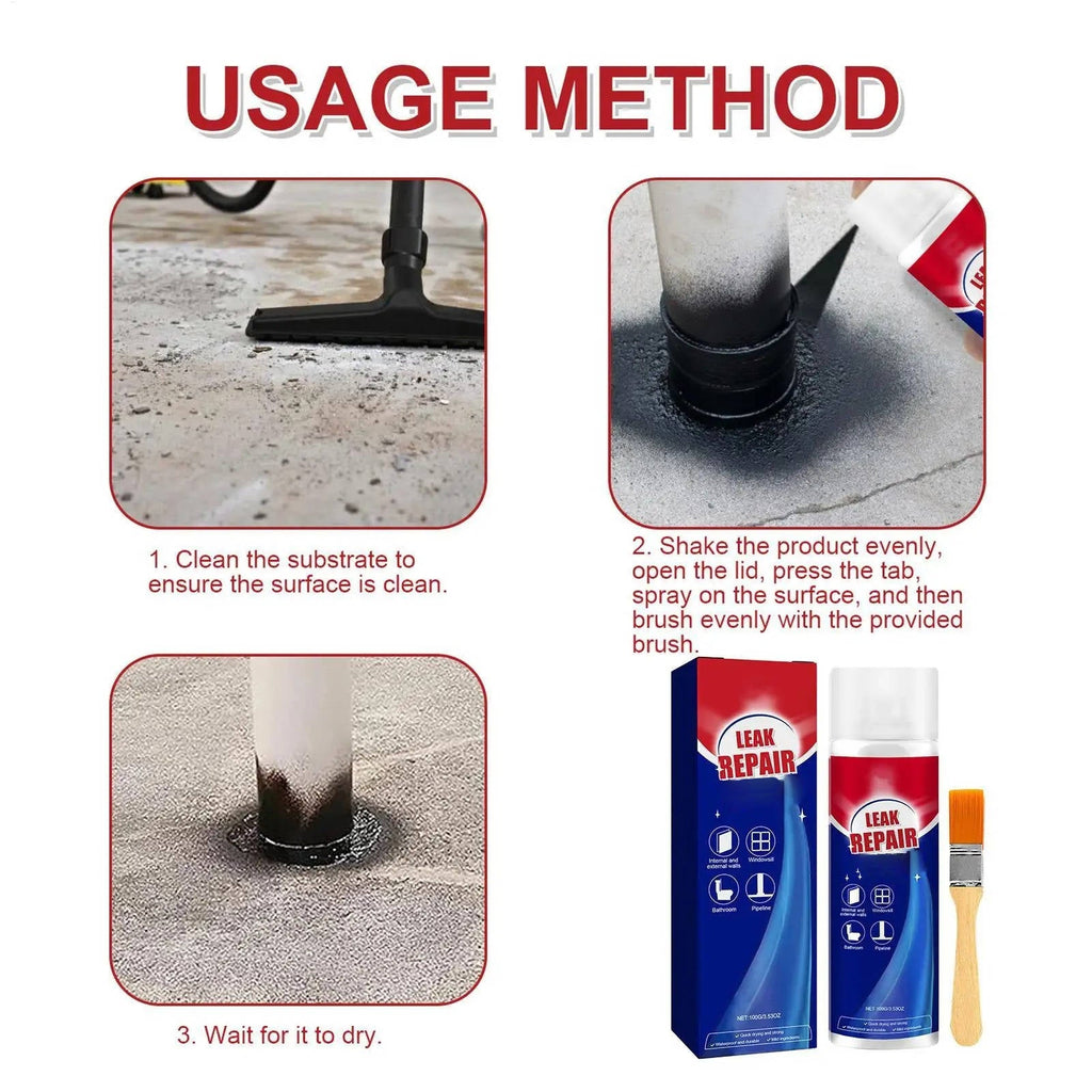 2 Set Leak Repair Waterproof Sealant Spray All Purpose - product detail 6