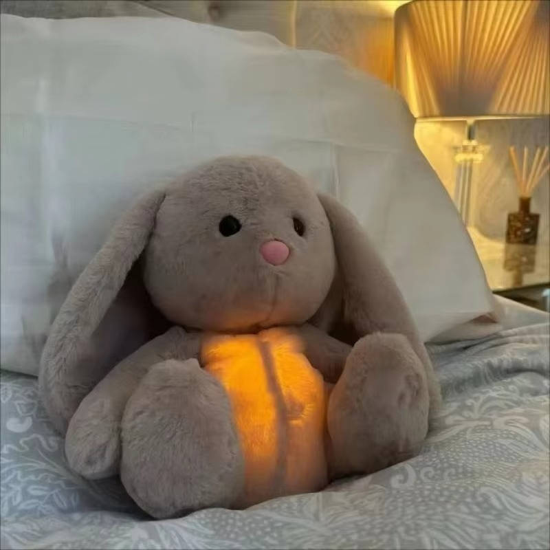 Breathing Stuffed Animal Bunny - product detail 6