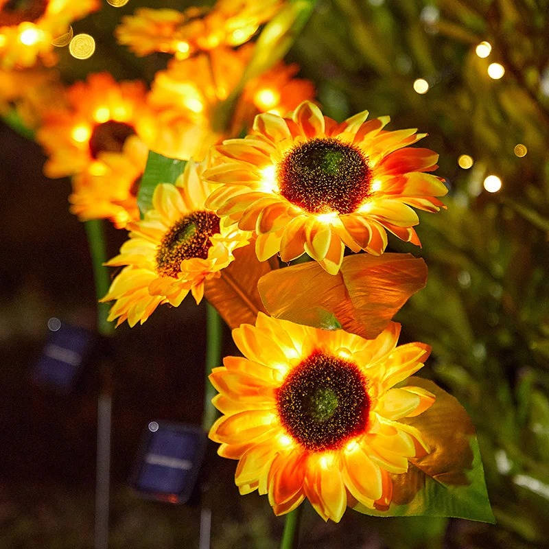 Outdoor Solar Simulation Sunflower Light - product detail 2