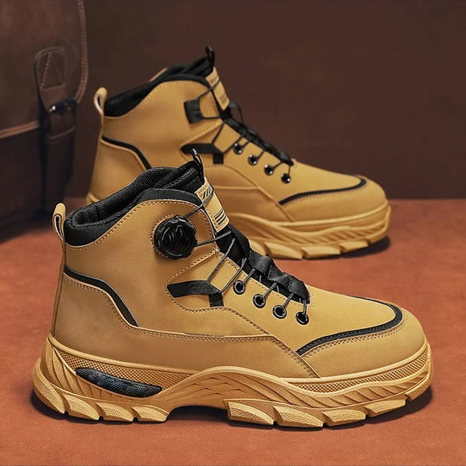 Mens Rugged Heavy Duty Boots Work Shoes - product detail 2