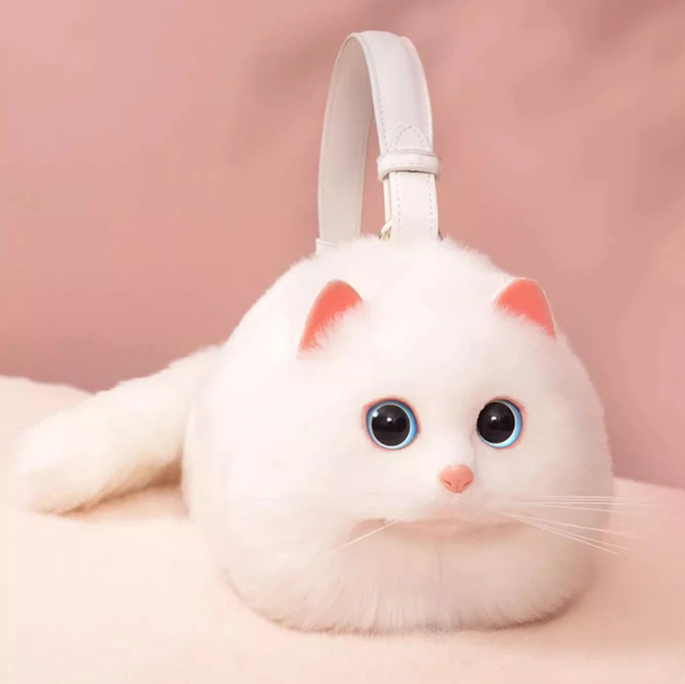 One Shoulder Plush Cat Bag - product image 3
