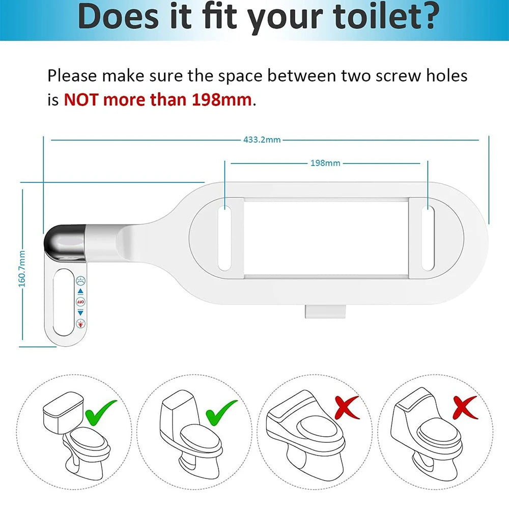 Ultra-Thin Bidet Attachment for Toilet - product image 4