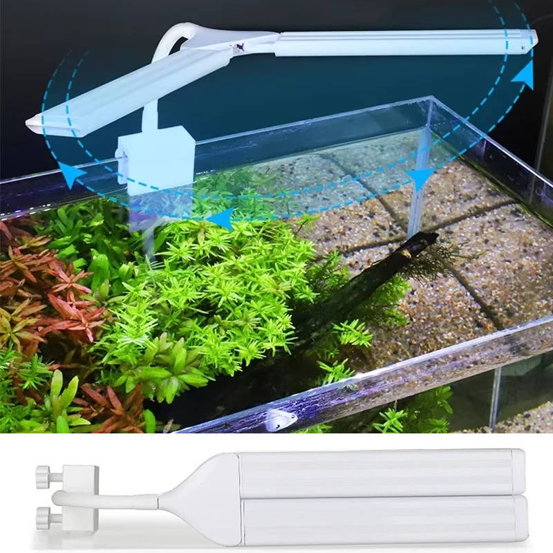 NOMOVA Super Bright LED Aquarium Light Clip On Full Spectrum Lamp For Fish Tanks & Aquatic Plant Growth