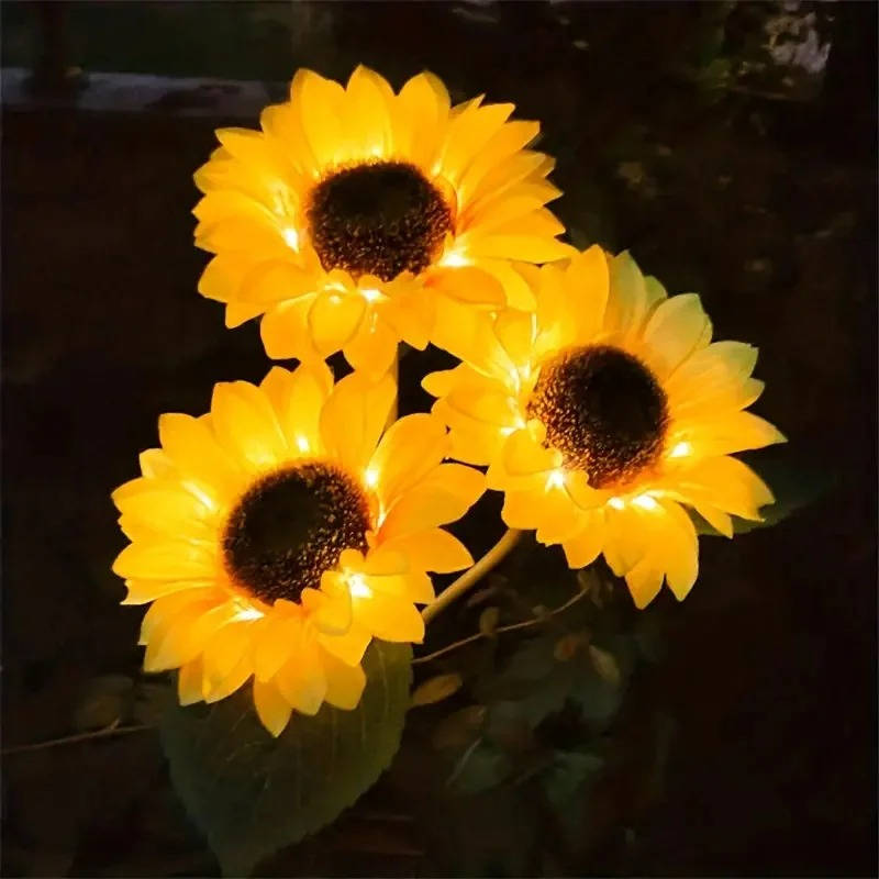 Outdoor Solar Simulation Sunflower Light - product detail 3