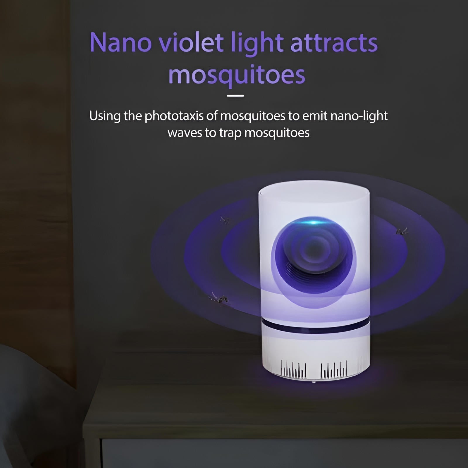 UV Light Insect Trap - Indoor/Outdoor Mosquito Fly Killer - product detail 5