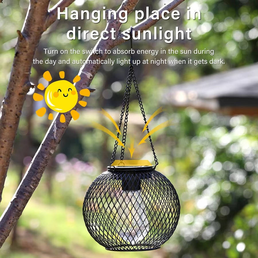 Outdoor Solar Hanging Lantern - product detail 4
