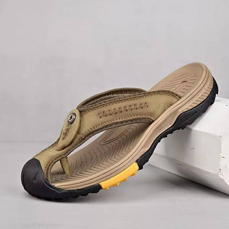 Water Resistant & Lightweight Toe Flip Flops for Men - product detail 15