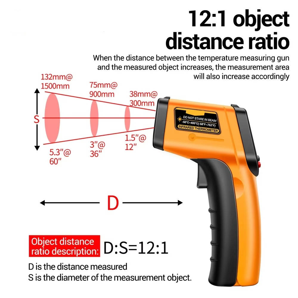 Infrared Laser Thermometer All In One - product detail 5