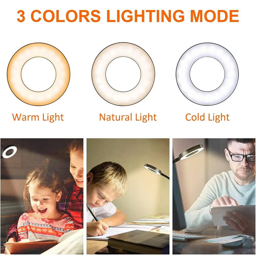 Clamp on Desk Lamp 360° Flexible Eye Friendly - product detail 2