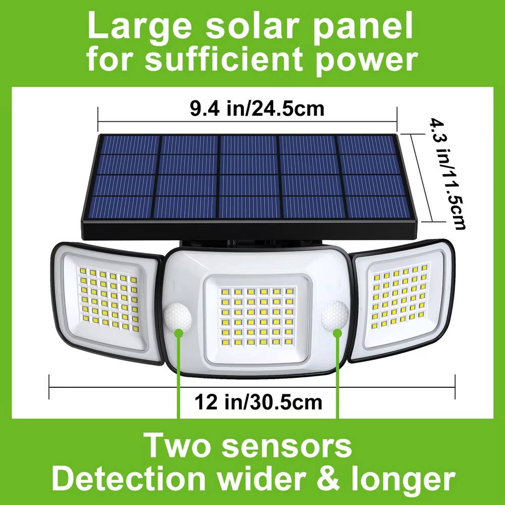 Solar Powered Flood Lights With Motion Sensor - product detail 6