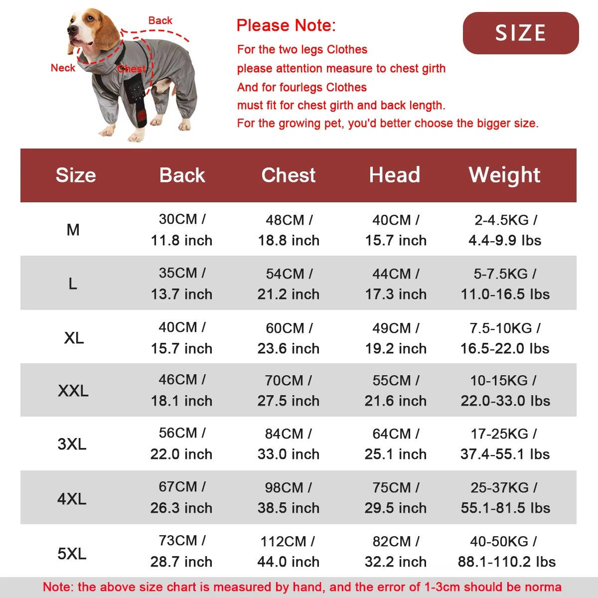 Waterproof Dogs Raincoat - product detail 10