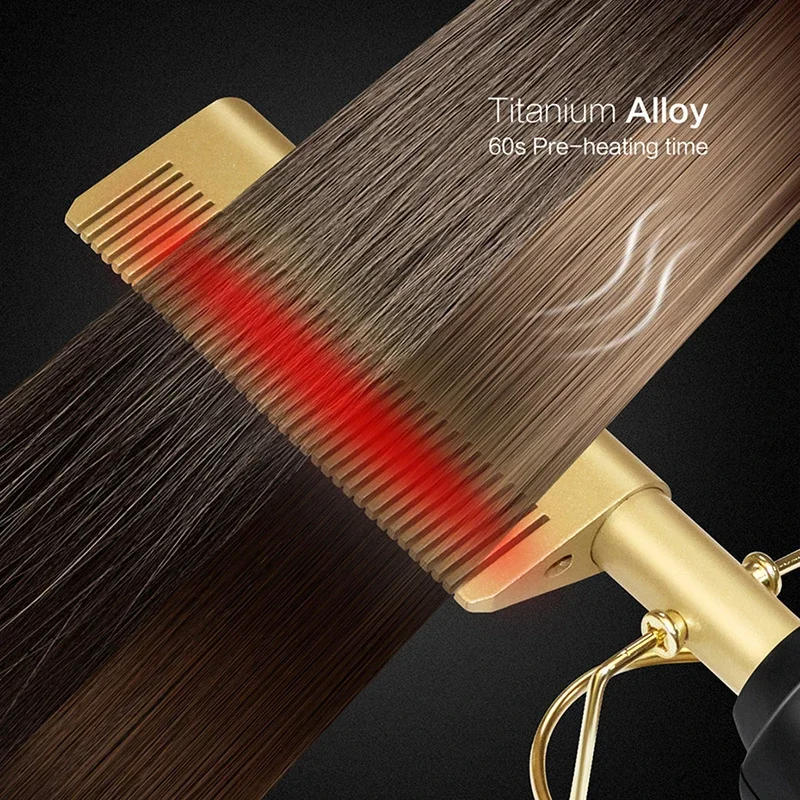 Hot Comb For Black Hair Thick And Coarse Hair - product detail 5