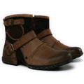 NOMOVA Men's Vintage Style Buckled Ankle Boots