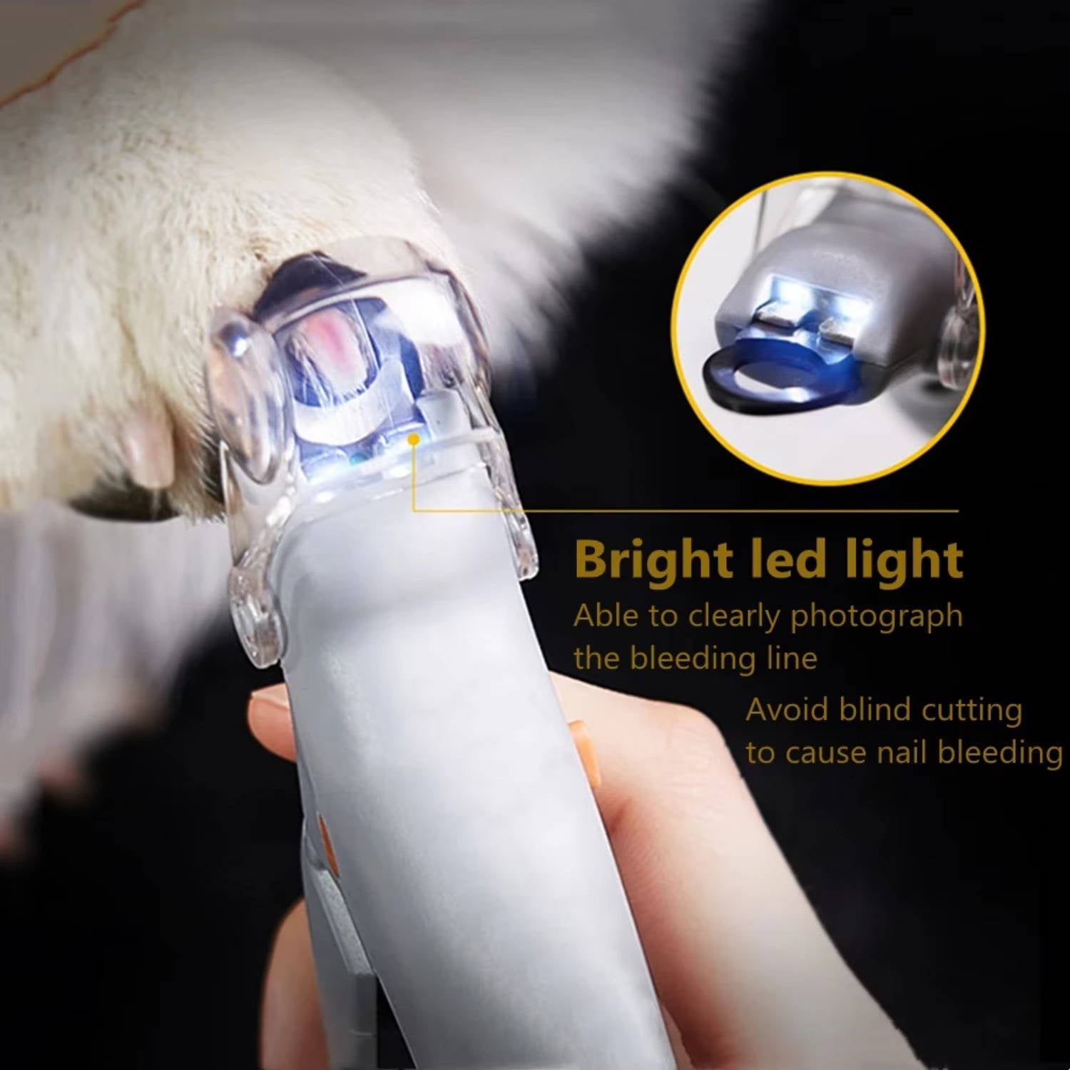 Pet Bail Clipper With Light - product detail 4