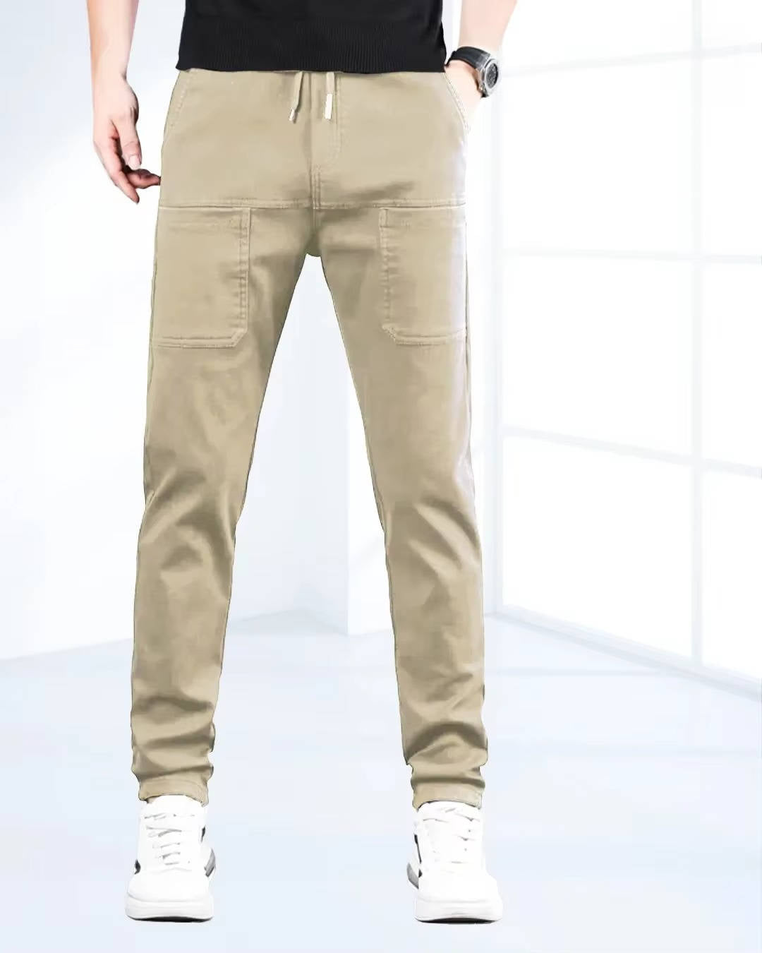 NOMOVA Men's High Stretch Cargo Pants with Pockets