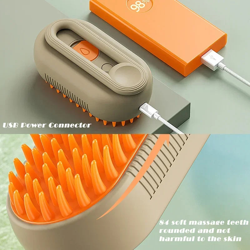 3-in-1 Pet Steam Grooming Brush - product image 2