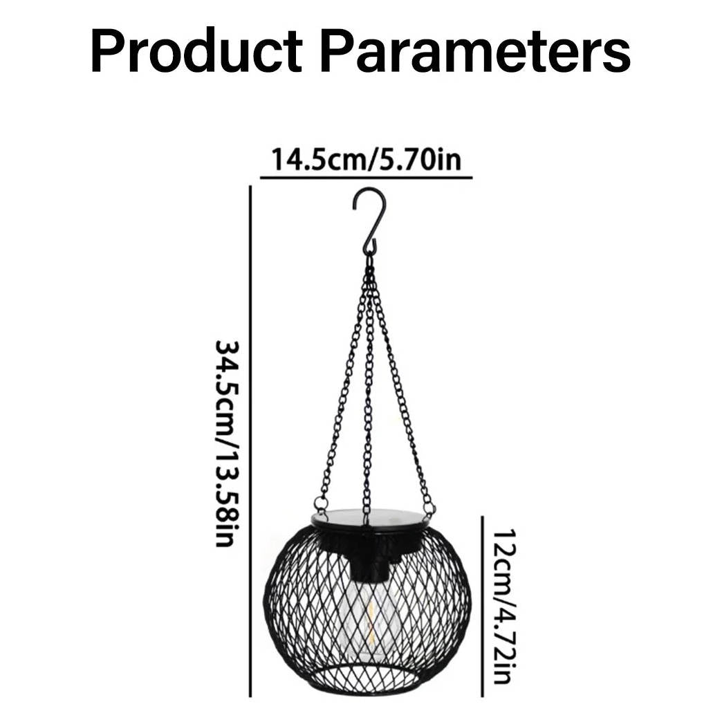 Outdoor Solar Hanging Lantern - product detail 11