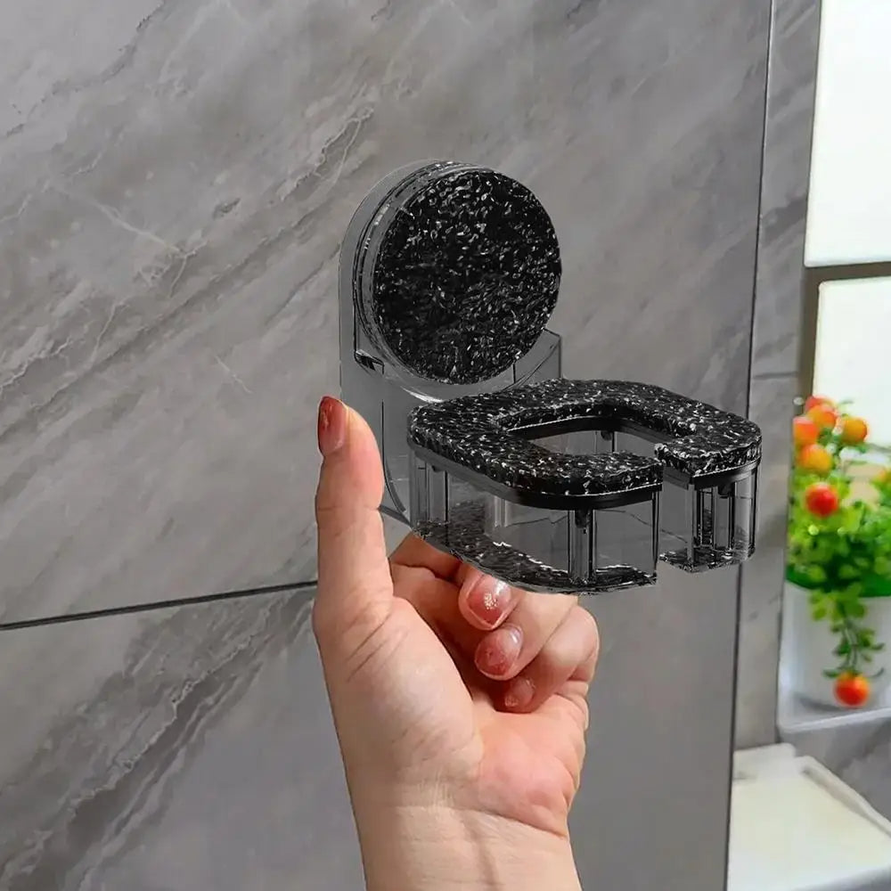 Wall-Mounted Hair Dryer Holder with Suction Cup - product detail 5