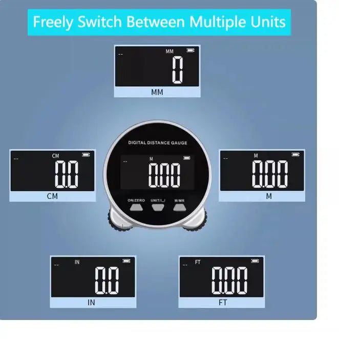 Smart Digital Tape Measure with LCD Display - product detail 2