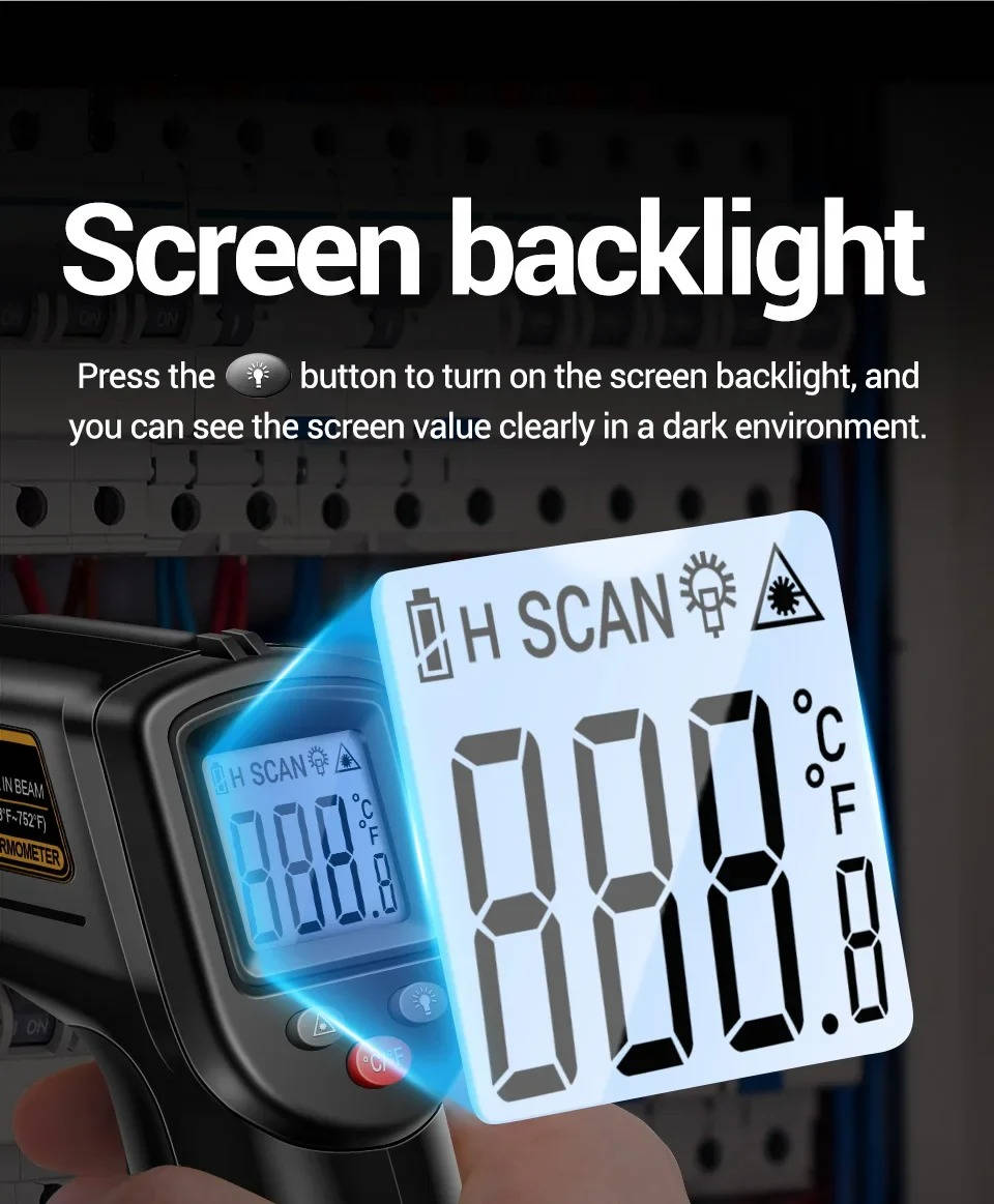 Infrared Laser Thermometer All In One - product detail 4
