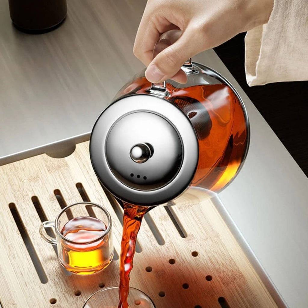 Heat Resistant Glass Teapot - product detail 3