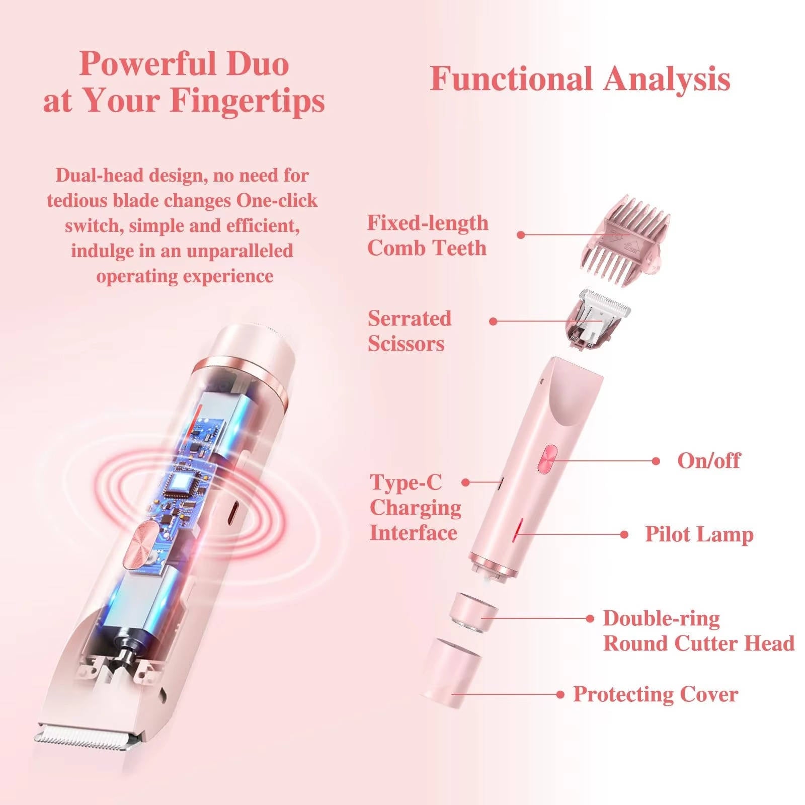 Painless Bikini Hair Trimmer - product detail 4