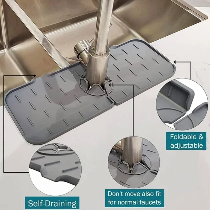Kitchen Silicone Sink Splash Protector - product detail 2