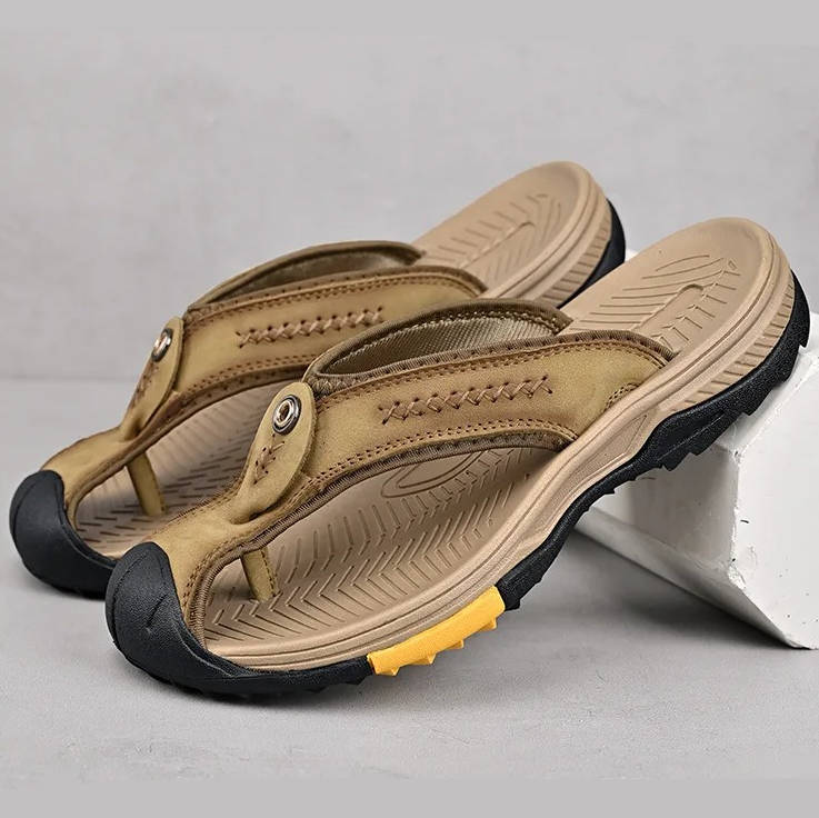 Water Resistant & Lightweight Toe Flip Flops for Men - product detail 14