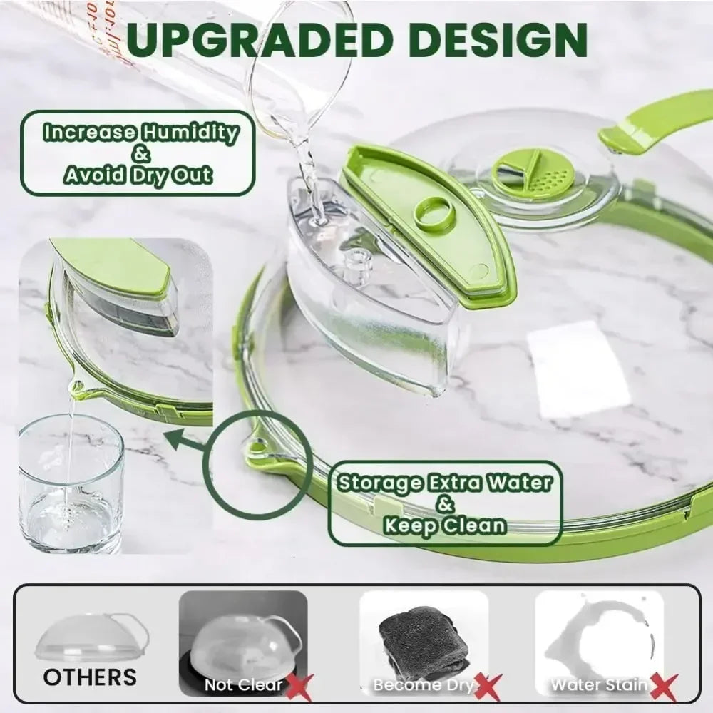 Microwave Food Cover with Water Steamer - product image 4