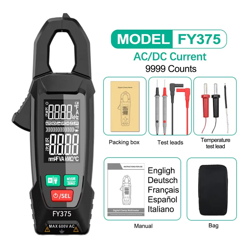 AC DC Clamp Electric Meter - product detail 13