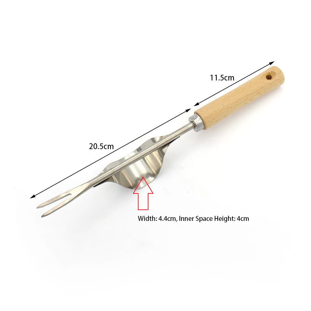 V-Shaped Weed Puller Tool with Long Handle - product detail 4