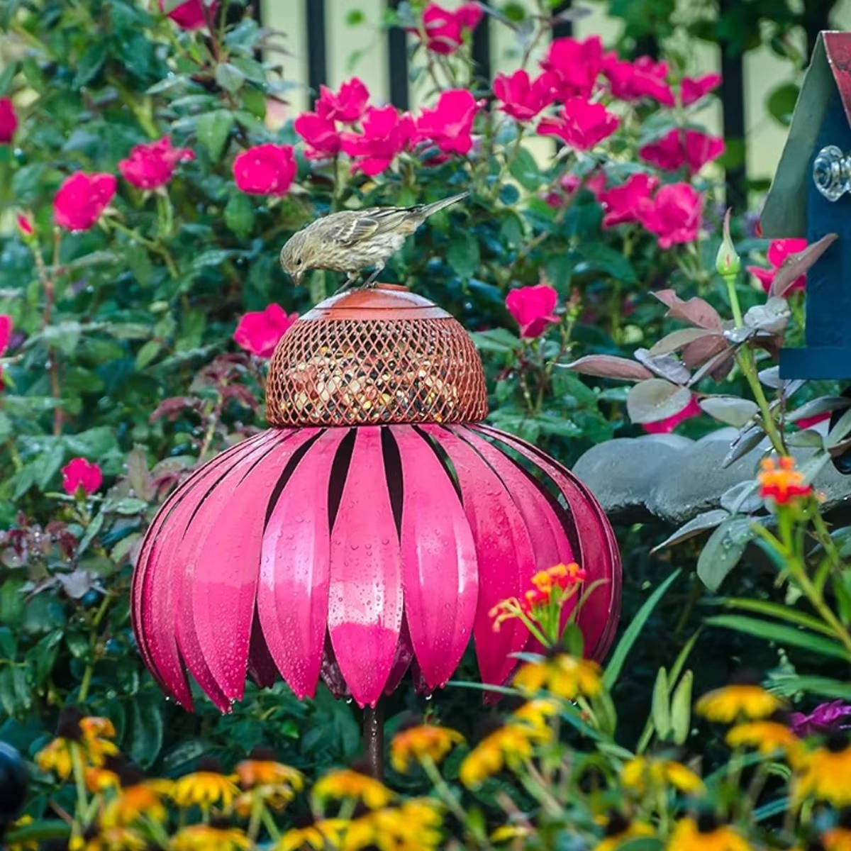Outdoor Flower Bird Feeder - product detail 5