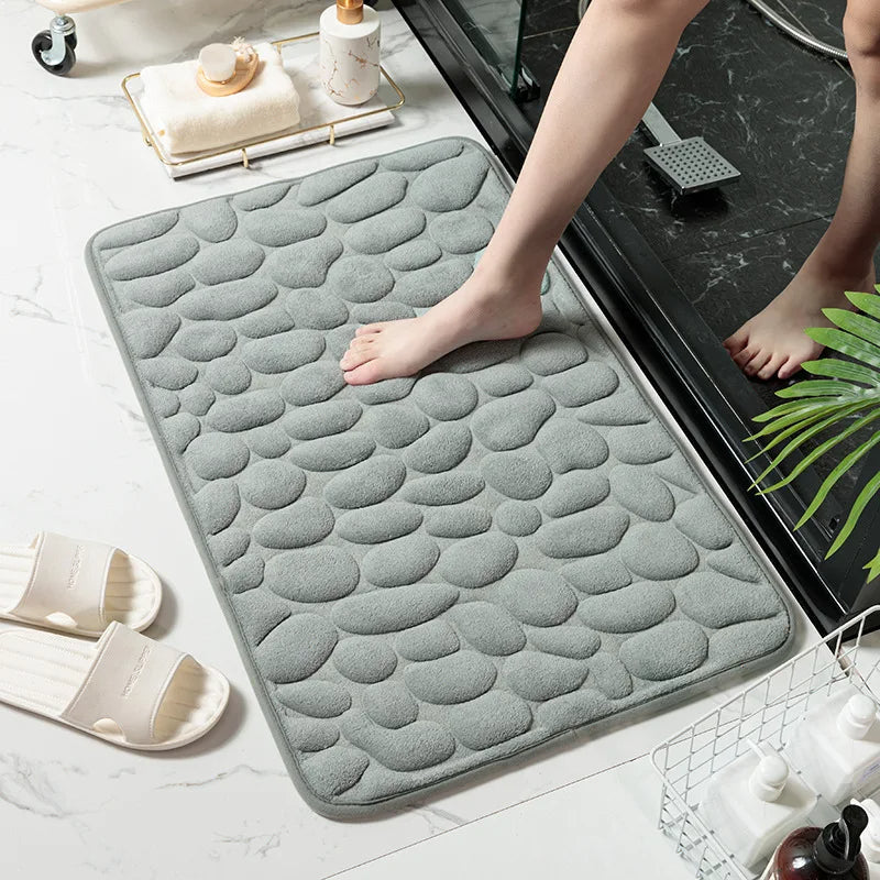 Cobblestone Embossed Bathroom Mat - product image 1