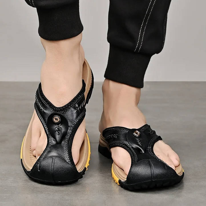 Water Resistant & Lightweight Toe Flip Flops for Men - product detail 5