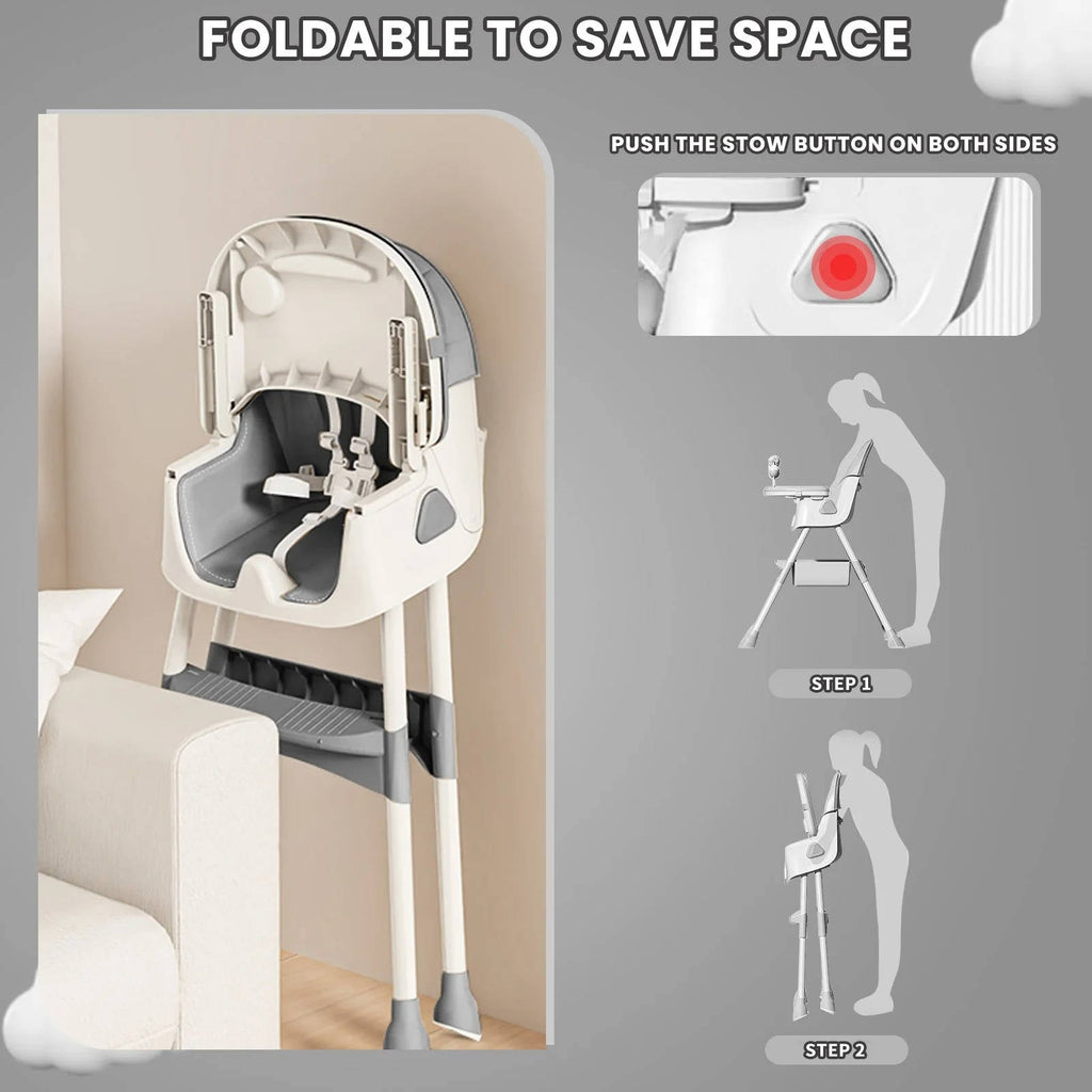 Foldable Baby High Chair - product detail 2