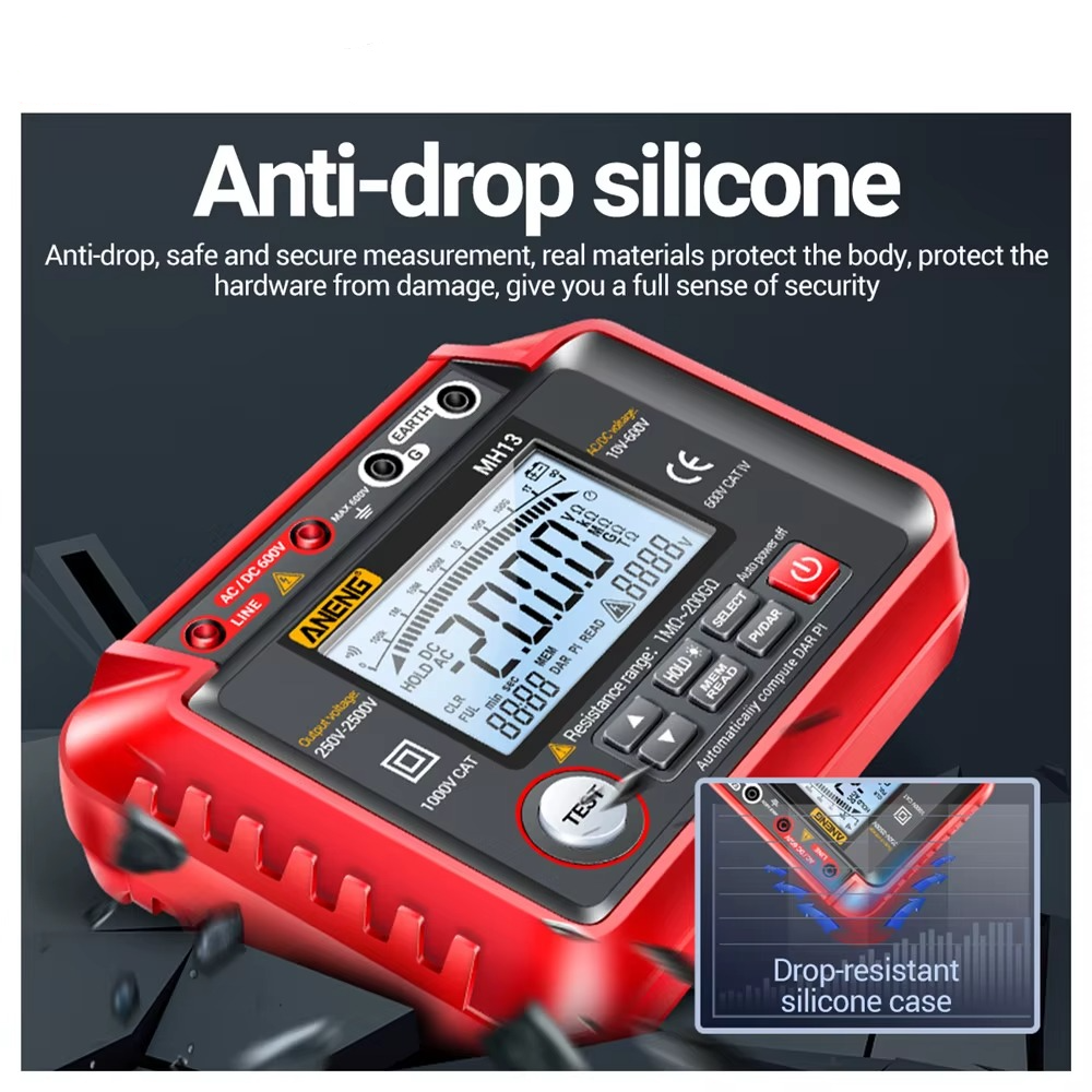 High Resistance Meter Voltage Tester Megohmmeter Tool - product detail 7
