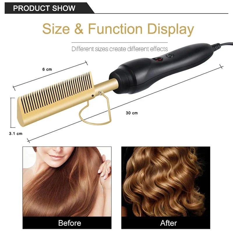 Hot Comb For Black Hair Thick And Coarse Hair - product detail 13