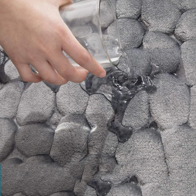 Cobblestone Embossed Bathroom Mat - product image 2