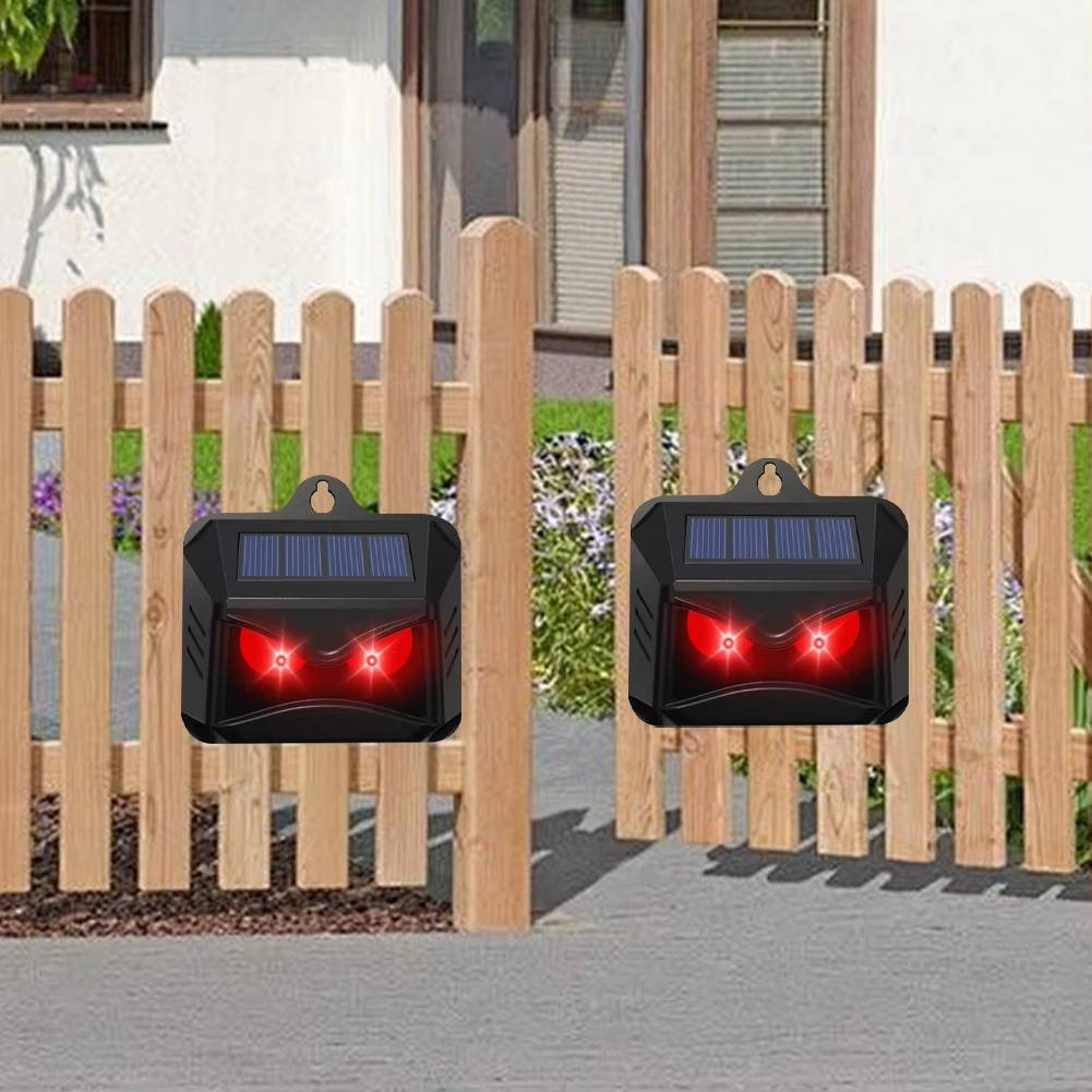 2pcs Solar Powered Ultrasonic Animal Repellent - product detail 5
